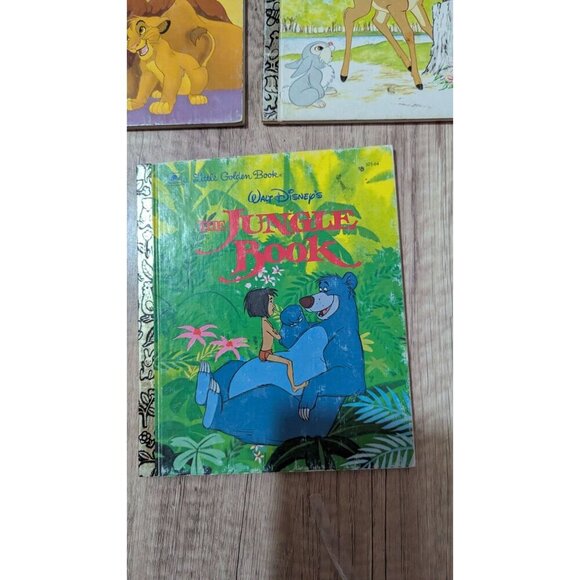 Set Of 5 Little Golden Books Disney Classics: Peter Pan Lady And The Tramp Lion - Picture 7 of 10